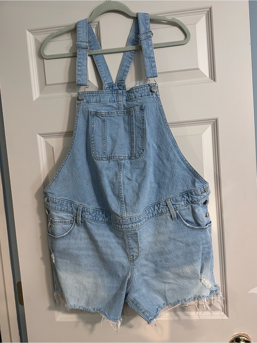 Isabel Maternity Short Overalls